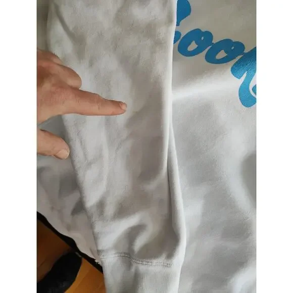 Authentic Cookies Brand Original White/Blue Hoodie Sweatshirt Cookie - Large - Picture 9 of 9